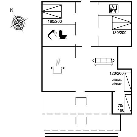 Akari - 400m From The Sea By Interhome بيت للعطل Nedre Lysabild